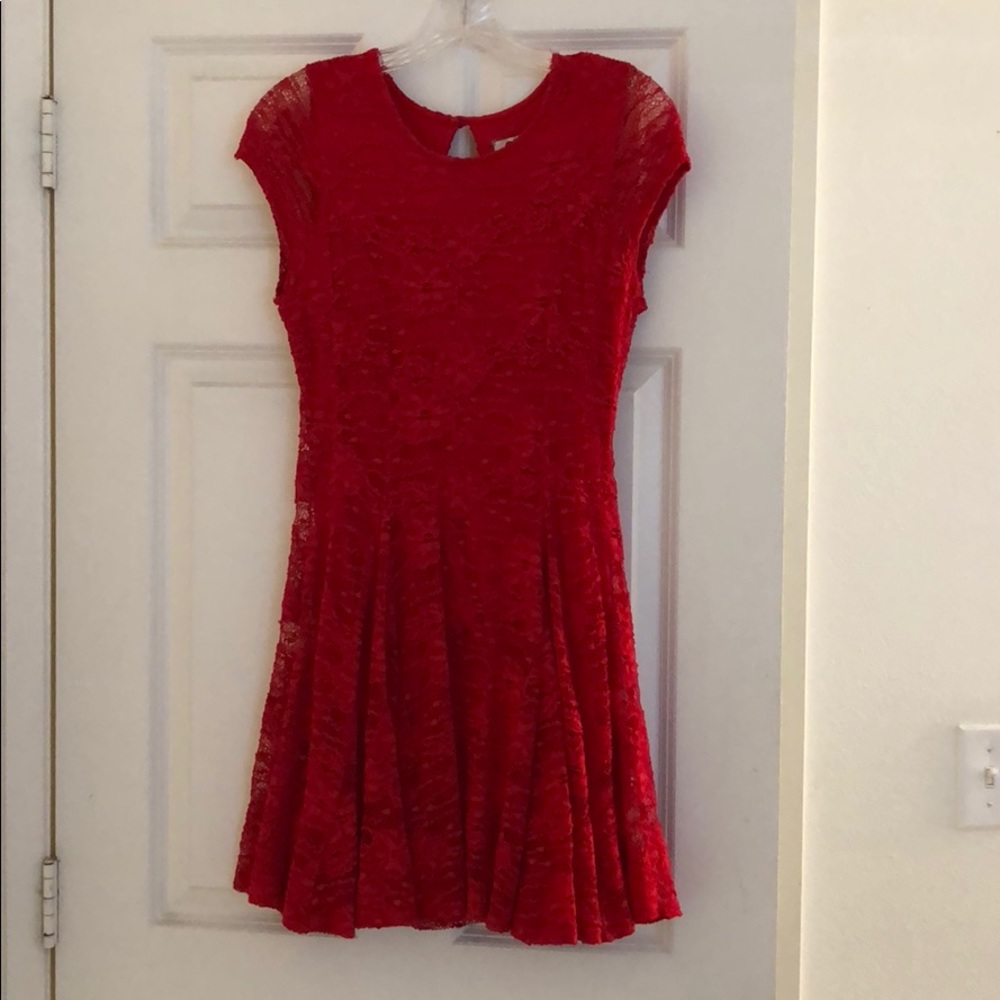 Red Lace Nightcap Dress